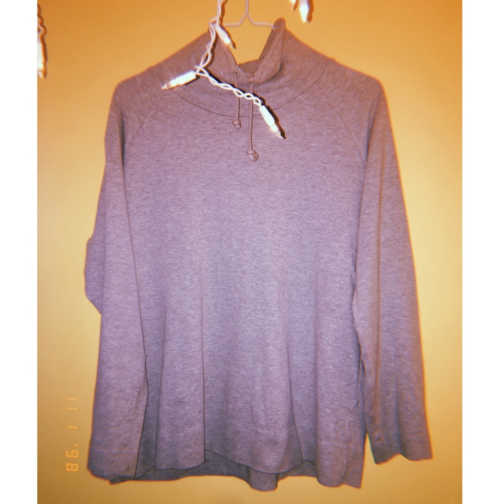 cowl neck sweater